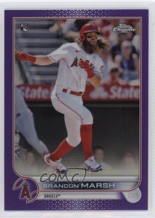2022 Topps Chrome Purple Refractor 118/250 Brandon Marsh #133 0s1o