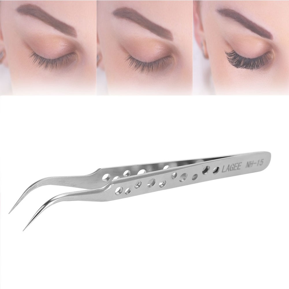 New Grafting False Eyelashes Stainless Steel Tweezers Eye Lashes Extension Tool