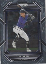 2023 Panini Prizm Prospect RC Rookie Zack Veen Colorado Rockies Card #148