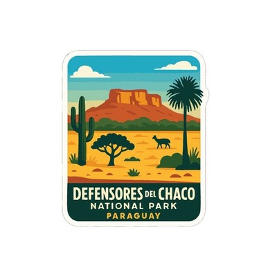 Defensores del Chaco Paraguay National Park Sticker Decal Vinyl Die-Cut World