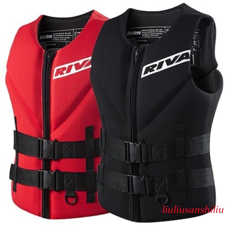 Life Jacket Adults Vest Surf Motorboats Ski Kayak Fishing Vest Wakeboard Raft