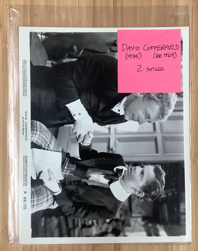 2 David Copperfield (1935; RR 1969) original movie still lot Freddie Bartholomew