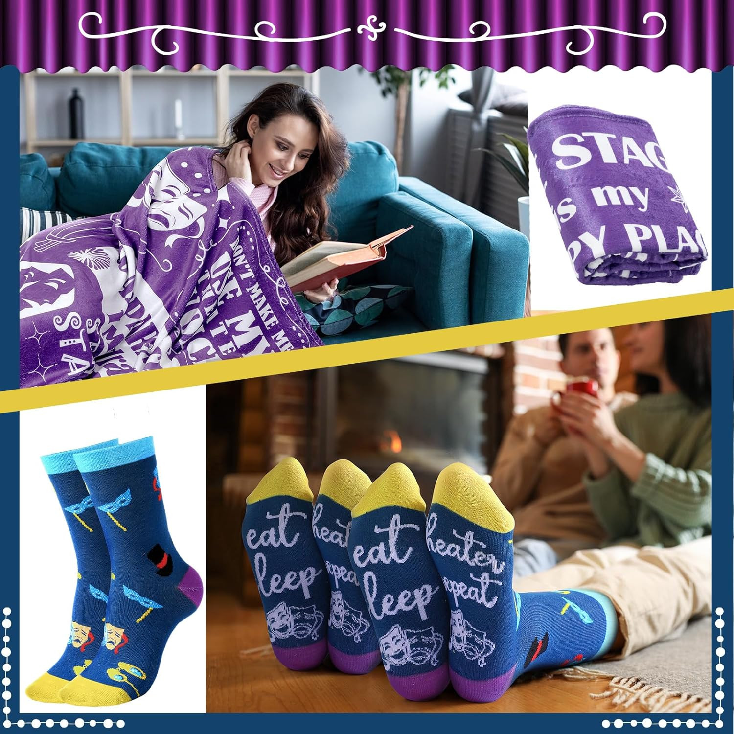 Theater Lovers Gifts for Girls Women Men Musical Theater Drama Gifts for Actors