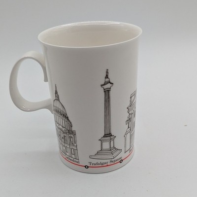 Dunoon Ceramics London Fine Bone China Mug Alan W Smith Made England Landmarks