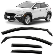 in-Channel Incredibly Durable Rain Guards for Hyundai Kona 2018 For Kona 18-23