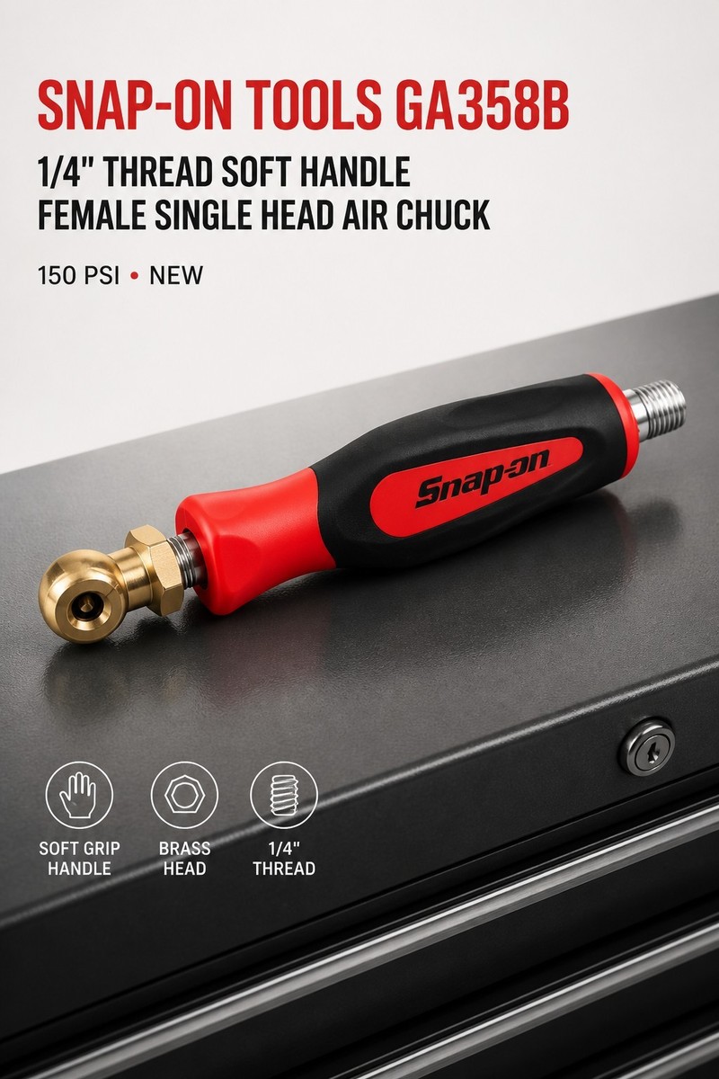 Snap-On E-Z Grip Air Chuck GA358B for sale online | eBay