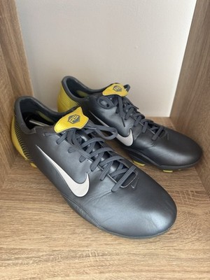 Nike Mercurial Vapor III R9 FG Fußballschuhe UK 12 grau gelb 2006 selten
