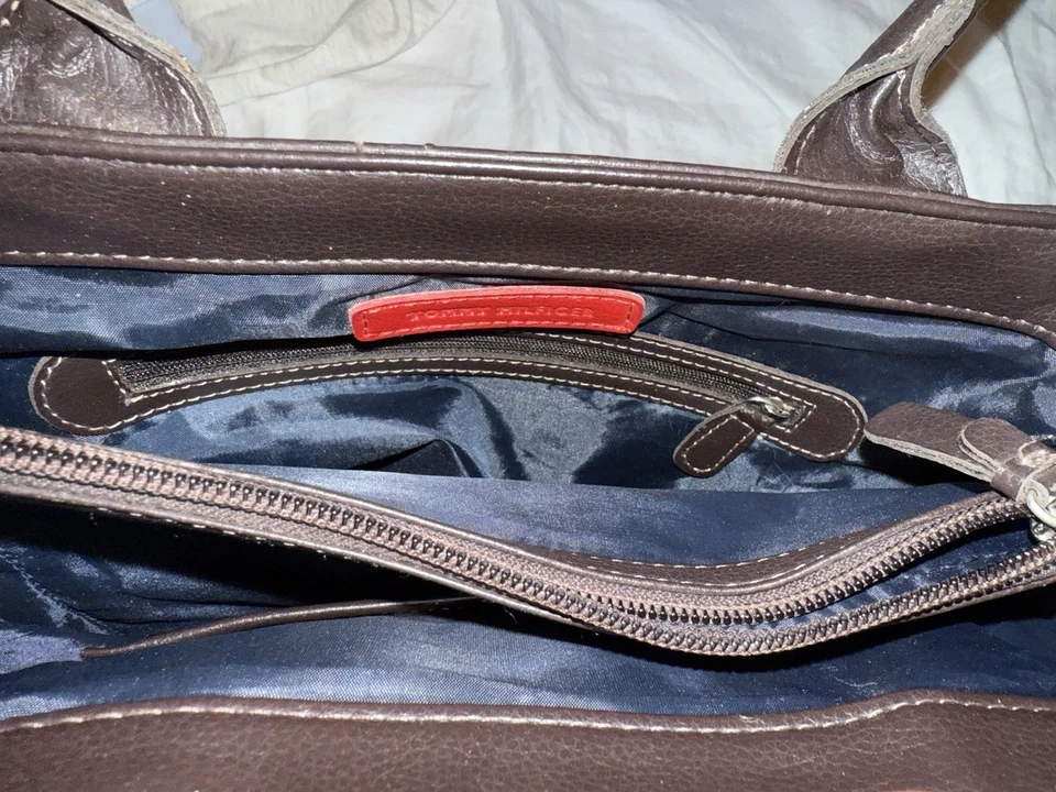 Bolso de Mano Tommy Hilfiger para Mujer Rojo y Blanco Foto 4 de 4