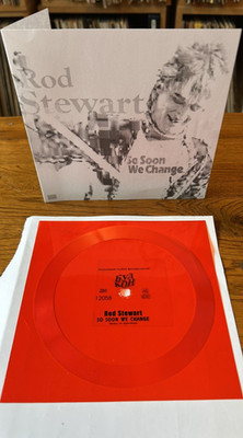 ROD STEWART - SO SOON WE CHANGE - RED FLEXI DISC - RUSSIA - 85021