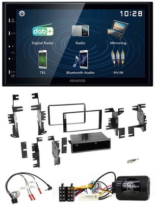 Kenwood 2DIN Bluetooth Lenkrad USB DAB Autoradio für Nissan Quest Titan Versa No