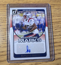 2024 Panini Donruss Signature Marks Kayshon Boutte Auto #SMA-KBO Patriots