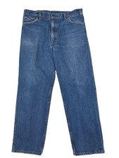 Levis 540 Two 2 Horse Brand Blue Jeans Mens 36x29 Leather Tab Made in USA VTG