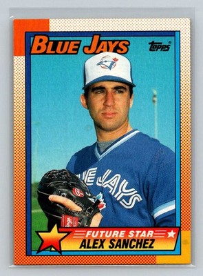 1990 Topps Future Star #563 Alex Sanchez Toronto Blue Jays Baseball Card