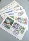 Germany FDC 1980-82 Castles Palaces Burgen & Schlösser Set 7 Covers Bonn Cancel