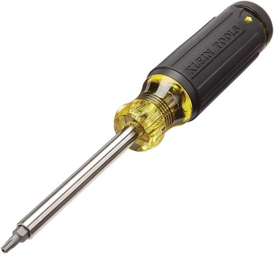 Klein Tools 32307 Multi-Bit Tamperproof Screwdriver, 27-In-1 Tool with Torx, Hex