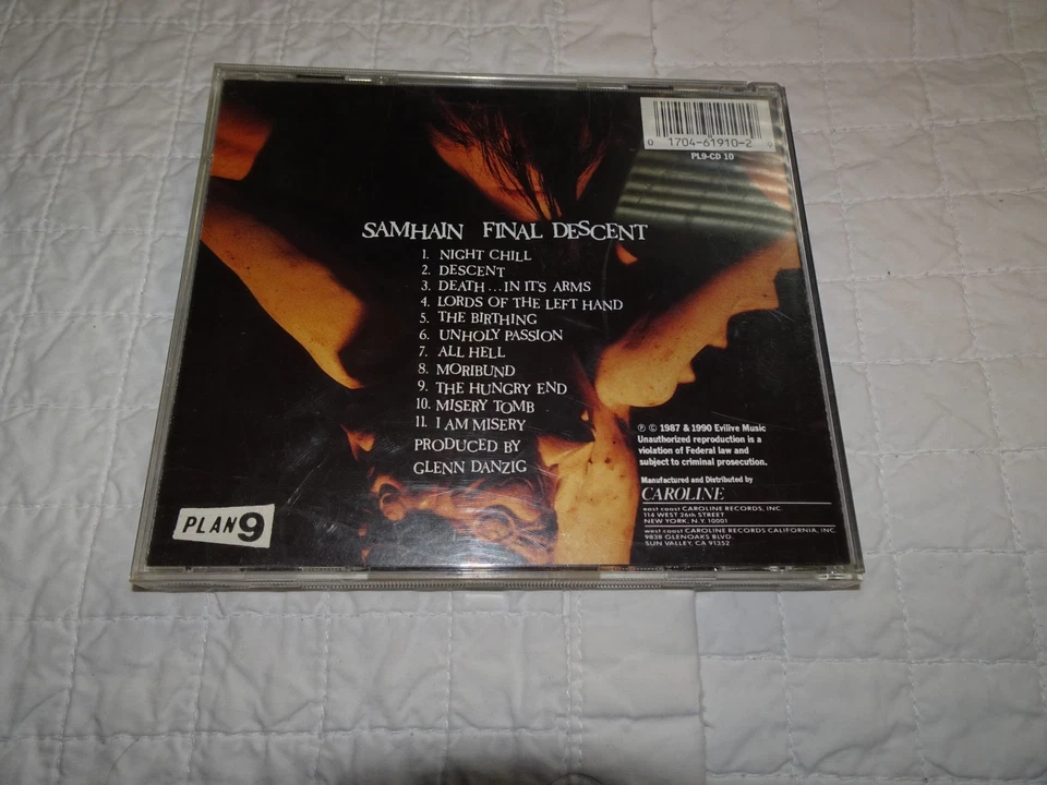 Samhain final descent cd Danzig - Imagem 4 de 4