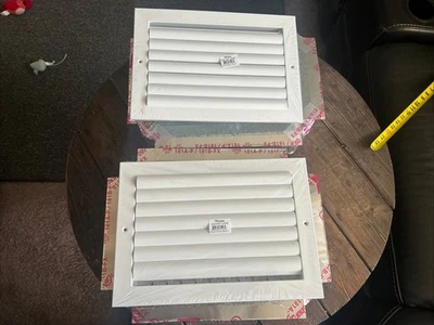 Custom Built 12x8 Duct Board Insulate Box R6 HVAC Lot of 2 w/ Registers Included - image 1 of 4