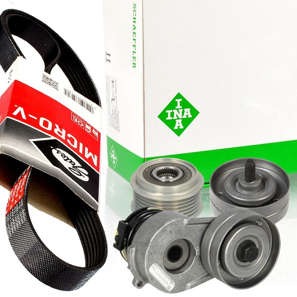 Gates 6PK1623 Keilrippenriemen-Satz + Freilauf FüR Astra H 1.7 Cdti Opel-image