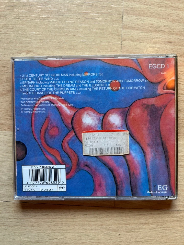 King Crimson – In The Court Of The Crimson King - CD Album - Prog Rock - Bild 3 von 3