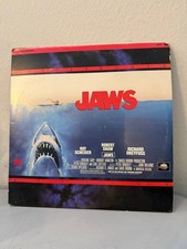 Jaws LaserDisc Letterboxed Edition MCA Universal Steven Spielberg Vintage Rare L
