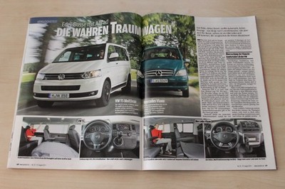 Auto Bild 33/2011 VW Bus T5 Multivan 2.0 BiTDI 4motion Edition 25 mit 180PS bess