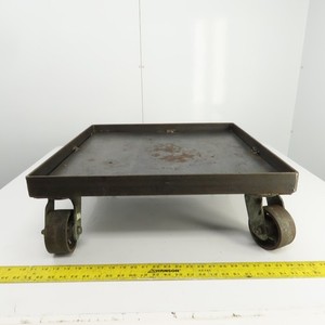24" x 24" x 1-3/8" D Heavy Duty Mobile Dolly/Power Tool Base 8" Tall