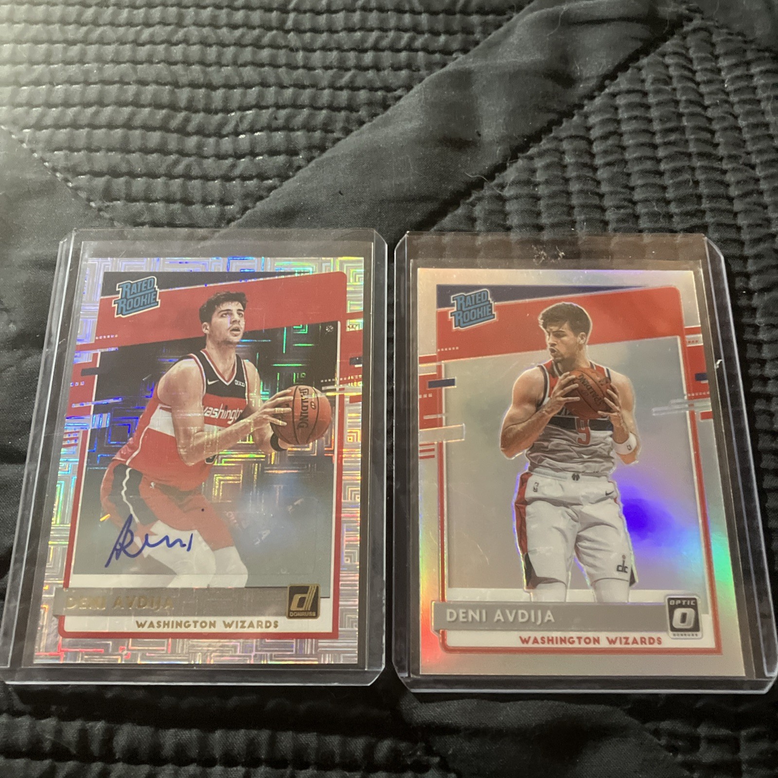 2020-21 Panini Donruss - Rated Rookies Deni Avdija #205 Choice Auto RC + Holo