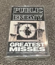 Public Enemy Greatest Misses Cassette Tape Rap / Hip-Hop 1992 Def Jam Sony Music
