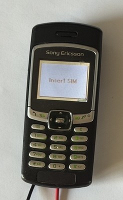 Sony Ericsson T290i (schwarz) Retro 2000s Basic 2G Handy - (funktioniert)