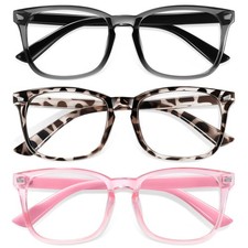 Blue Light Glasses for Kids 3 Pack Blue Light Blocking Glasses for Girls Boys