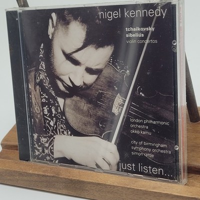 Sealed! Nigel Kennedy EMI CD Just Listen  Tchaikovsky Sibelius Violin Concertos 