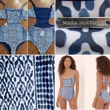 MARA HOFFMAN Garmentory 225 Cut Out Bandeau One Piece Swimsuit Listello XS NWOT