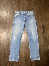 Wrangler 1970s Vintage Men  s Workwear Regular Fit Jeans Made In USA 35x36 5