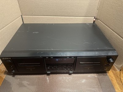 Sony TC-WE475 Stereo Dual Cassette Deck Recorder Cleaned and Tested