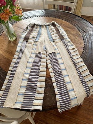 Oli And Hali Women s Patchwork Wide Leg Pants Small NWOT