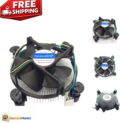 Genuine 2000 RPM CPU Cooling Fan & Heatsink for Intel i3/i5/i7 - Silent 0.03 dB