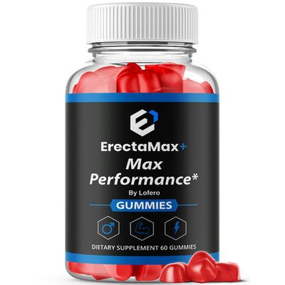Erecta Max Gummies for Men ed Male Gummys ErectaMax Gummys (60Ct)