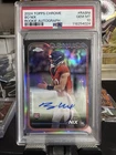 2024 Topps Chrome Bo Nix Rookie Auto RC #RA-BNI PSA 10  Denver Broncos