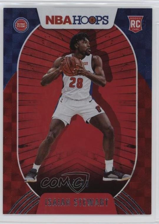 2020-21 Panini NBA Hoops Hyper Red 44/99 Isaiah Stewart #233 3g6
