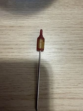 1 Stick Art Deco HARRIS DUNN Wonder Mini Bar Martini Cocktail Pick Red Bottle