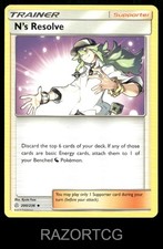 N'S RESOLVE 200/236 UC COSMIC ECLIPSE POKEMON LP