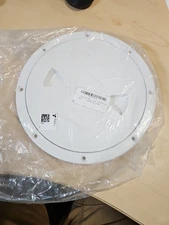 8 inch BaySun White Round Kayak BoatOut Deck Plate Inspection Access Hatch Cover