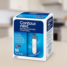 Contour Next 7311 50 Diabetic Blood Glucose Test Strips Exp 04/2027  SEALED