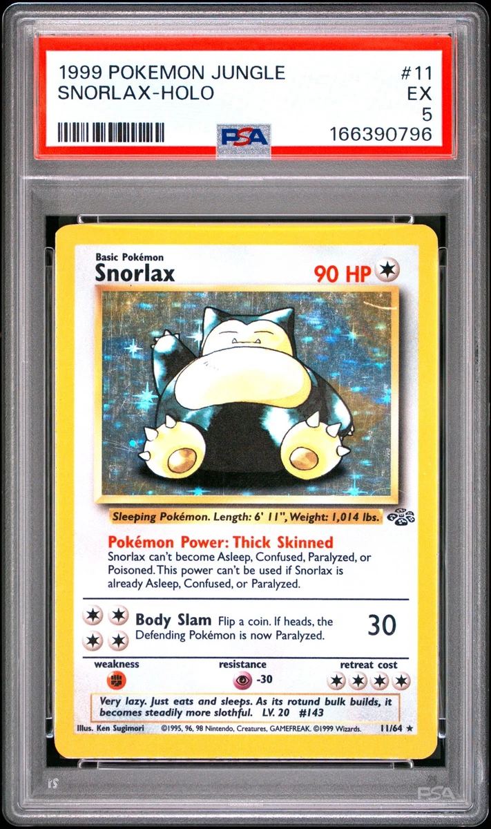 【希少】カビゴン Snorlax 11/67 旧裏 英語 Snorlax 11/64 Jungle for sale | eBay
