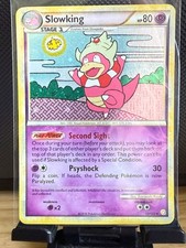 Pokémon TCG SLOWKING Holo with SWIRL! #12/123 Heartgold & Soulsilver! on eBay