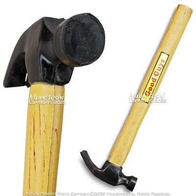 Munetoshi 16'' Foam Yellow Roughneck Claw Hammer Prop Halloween Multipurpose