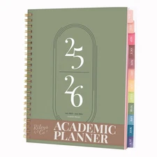 Rileys Academic Planner 2025-2026 Daily Weekly & Monthly Planner July 2025 - ...