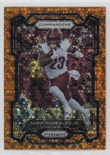 2023 Panini Prizm Rookies Disco Prizm Chris Rodriguez Jr #398 k6j