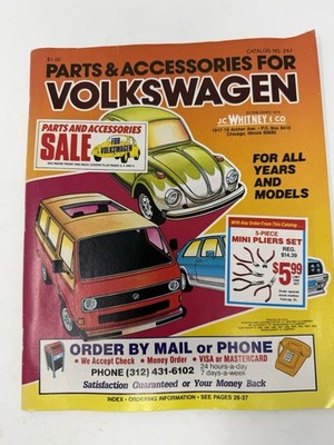 1982 JC Whitney Volkswagen Parts & Accessories Catalog No. 24J Vintage VW