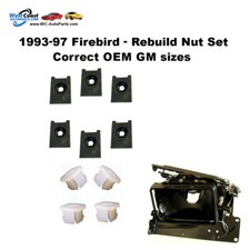 1993-97 Firebird Headlight Assembly Rebuild Nut Set Headlamp 1993-97 Firebird Headlight Assembly Rebuild Nut Set Headlamp